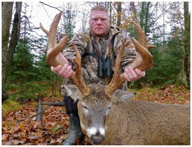 Brock Lesnar is an avid outdoorsman, like many of his fans.